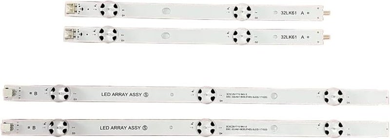 2Pcs Set 5LED 615mm LED Backlight Strip For TV 32LJ610V 32LJ610U LED Array Assy - Image 1